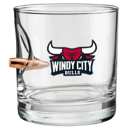 Discover Windy City Bulls Bullet Whiskey Glasses