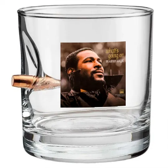 Discover Marvin Gaye - What's Going On Bullet Whiskey Glasses