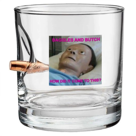 Discover Baggles and Butch (Freddie Trebble & Ross Collie) Bullet Whiskey Glasses