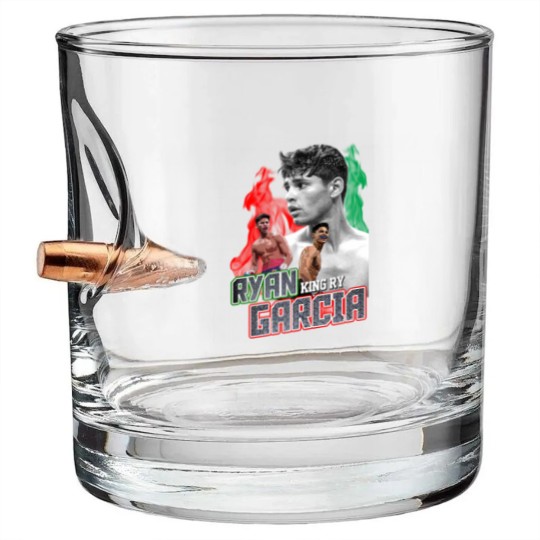 Discover Ryan Garcia T-ShirtKing Ry Vintage Classic Bullet Whiskey Glasses