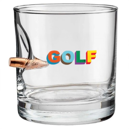 Discover Multi color 3D Golf Wang Bullet Whiskey Glasses