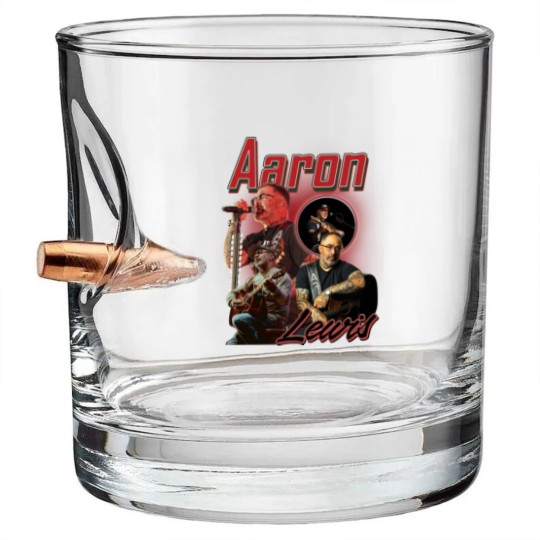 Discover Vintage Aaron Lewis 90s Bullet Whiskey Glasses, Aaron Lewis Bootleg Bullet Whiskey Glasses
