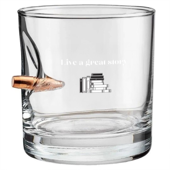 Discover Live a great story 5 Bullet Whiskey Glasses