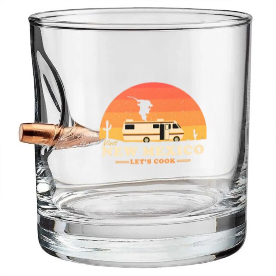 Discover Visit New Mexico - Breaking Bad - Bullet Whiskey Glasses