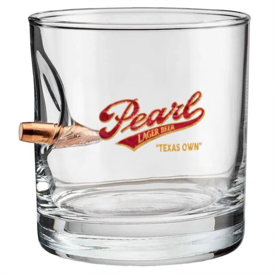 Discover Pearl Beer - Texas Beer - Bullet Whiskey Glasses