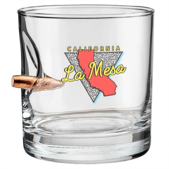 Discover La Mesa California Triangle - La Mesa - Bullet Whiskey Glasses