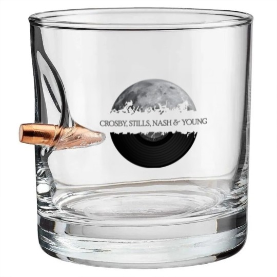 Discover Crosby, Stills, Nash Young moon - Crosby Stills Nash Young Moon - Bullet Whiskey Glasses
