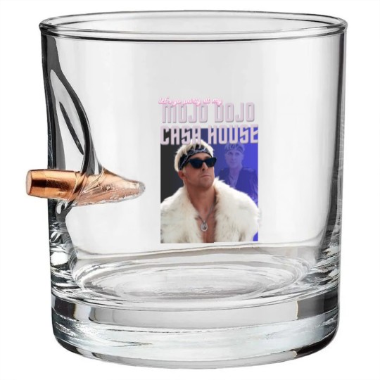 Discover Mojo Dojo Casa House Bullet Whiskey Glasses | I Am Kenough Bullet Whiskey Glasses | Barbie Movie Bullet Whiskey Glasses