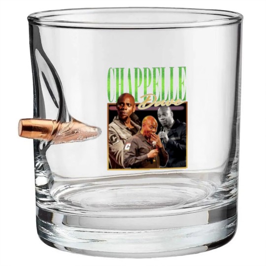 Discover RETRO DAVE CHAPPELLE Bullet Whiskey Glasses