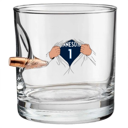 Discover Anthony Edwards - Minnesota Basketball - Timberwolves Bullet Whiskey Glasses