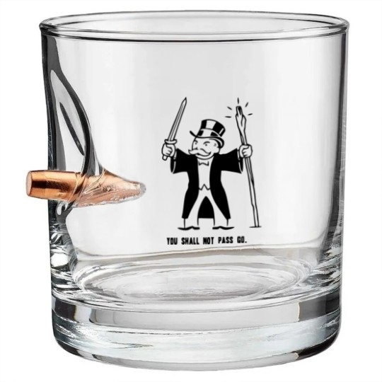 Discover You Shall Not Pass Go Bullet Whiskey Glasses