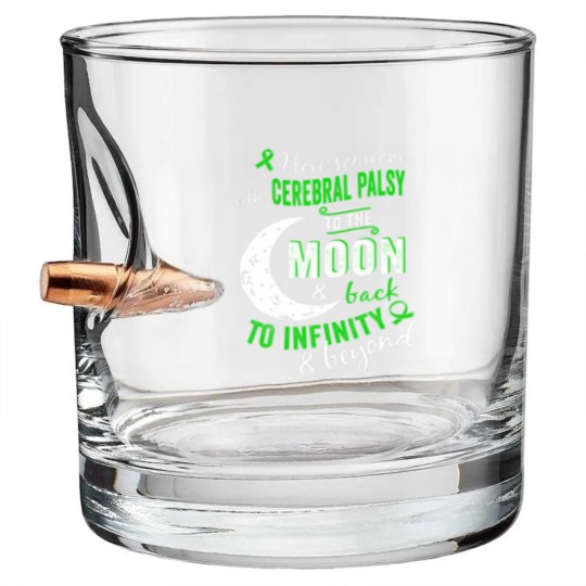 Discover Cerebral Palsy - Cerebral Palsy Awareness Bullet Whiskey Glasses