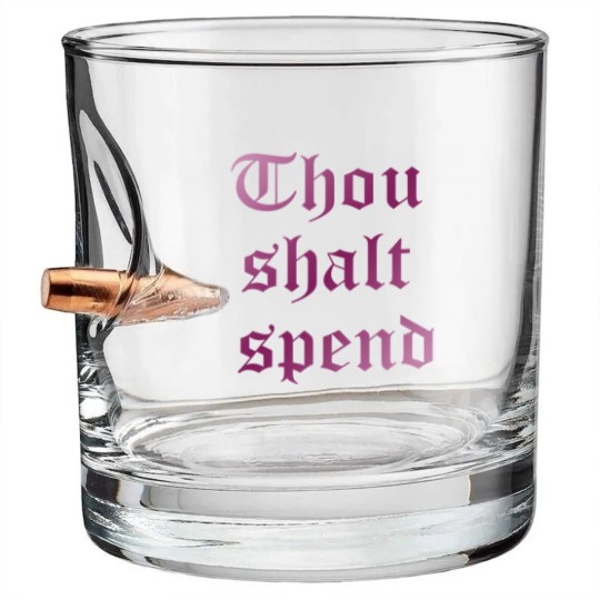 Discover Thou Shalt Spend As worn by Ashley Tisdale Bullet Whiskey Glasses