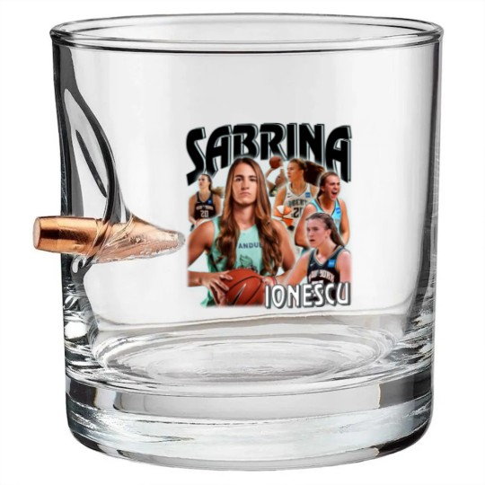 Discover Sabrina Ionescu Bullet Whiskey Glasses, Vintage x Bootleg Style Rap Bullet Whiskey Glasses Retro Bullet Whiskey Glasses, Christmas Gifts