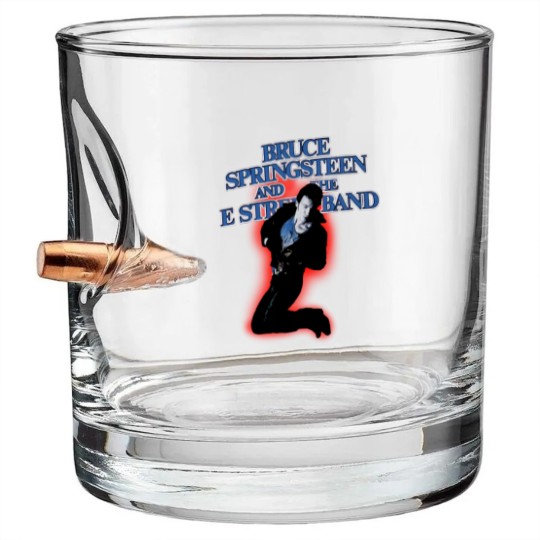 Discover Vintage 1984 Bruce Springsteen born in the usa Tour Sun Fade Bullet Whiskey Glasses