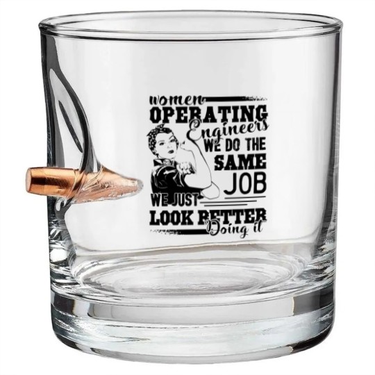 Discover Operating Engineer Women Operating Engineer Bullet Whiskey Glasses