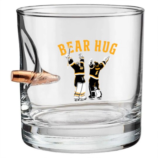 Discover Goalie Bear Hug Bullet Whiskey Glasses