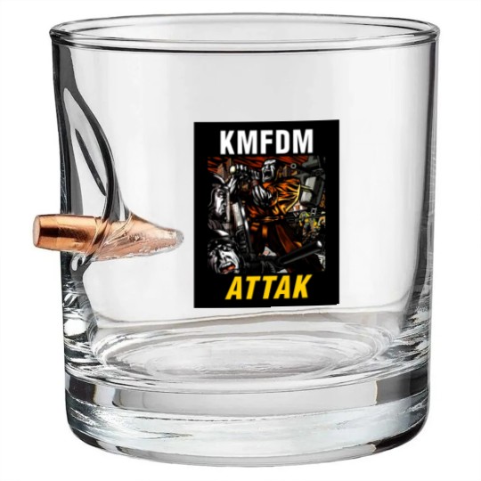 Discover KMFDM ATTAK - Vintage Bullet Whiskey Glasses