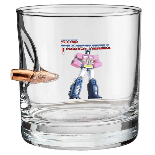 Discover Stop Transphobia Bullet Whiskey Glasses, Stop Transphobia Bullet Whiskey Glasses