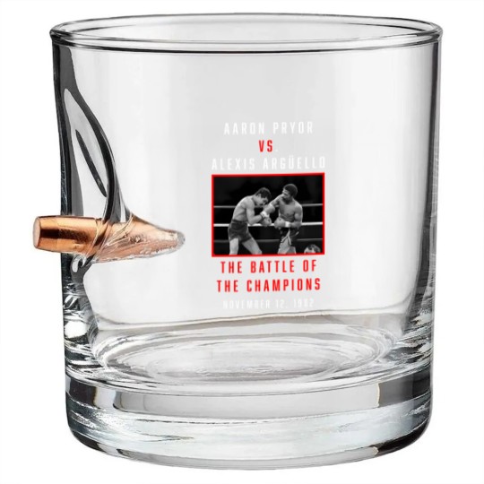 Discover aaron pryor vs alexis arguello Bullet Whiskey Glasses