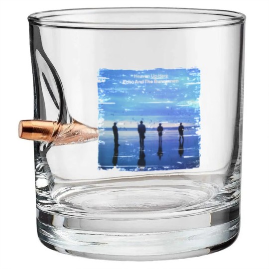 Discover The Killing Moon Echo  Art The Bunnymen Funny Gift Bullet Whiskey Glasses