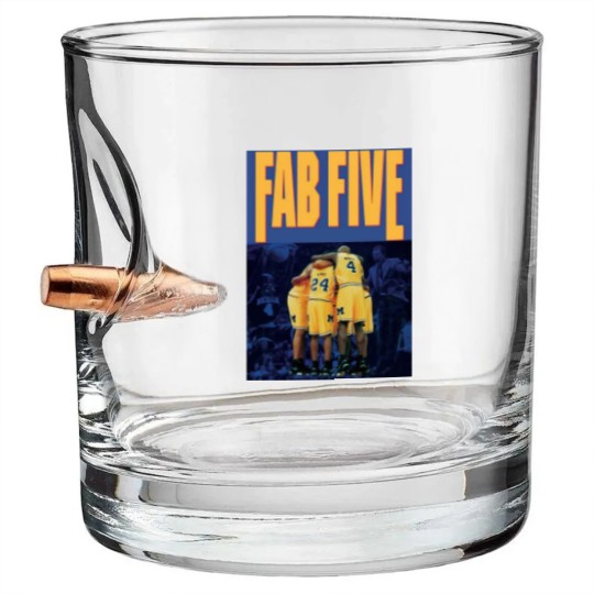 Discover The Fab Five - Fab Five - Bullet Whiskey Glasses