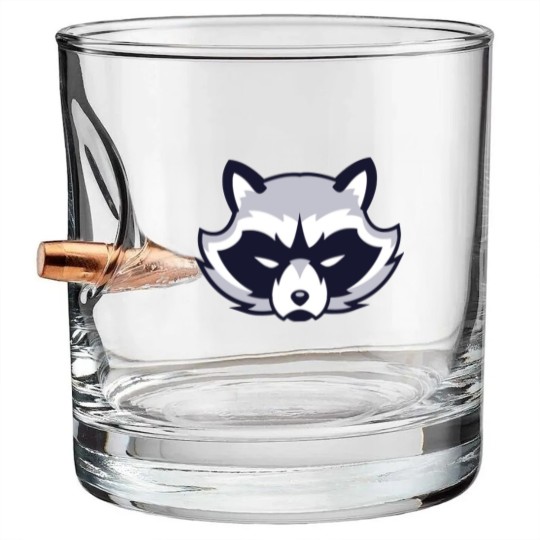 Discover Angry Raccoon - Raccoon - Bullet Whiskey Glasses