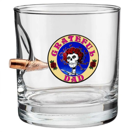 Discover Grateful Dad Bullet Whiskey Glasses