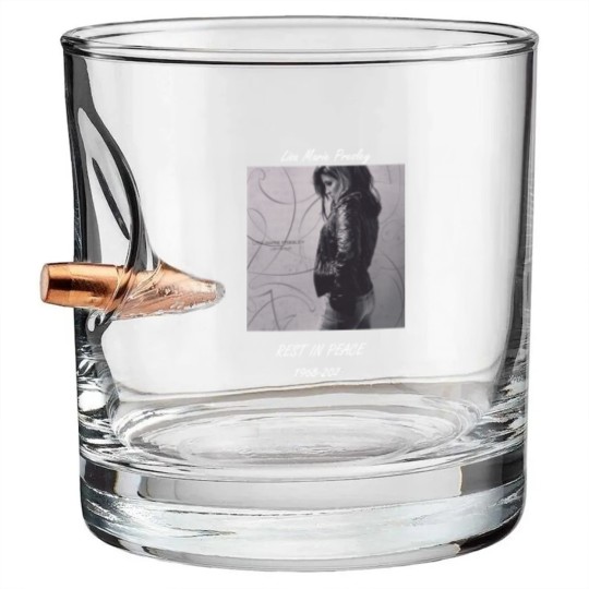 Discover RIP Lisa Marie Presley Bullet Whiskey Glasses, Lisa Marie Presley 1968-2023 Bullet Whiskey Glasses, RIP LMP Bullet Whiskey Glasses, Lisa Marie Presley Bullet Whiskey Glasses