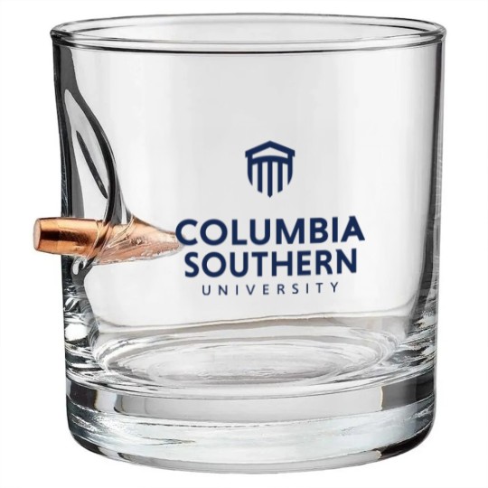 Discover Columbia Southern University Bullet Whiskey Glasses