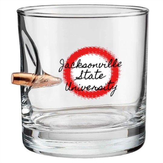Discover Jacksonville State University   Jacksonville State University Bullet Whiskey Glasses