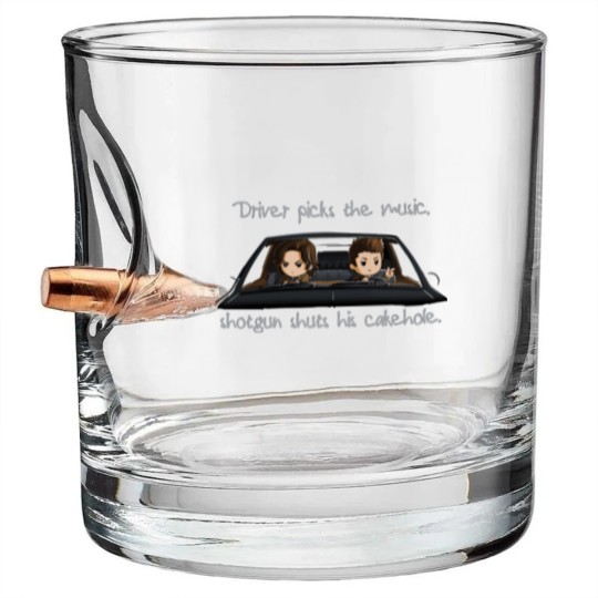 Discover SHOTGUN SHUTS HIS CAKEHOLE Bullet Whiskey Glasses