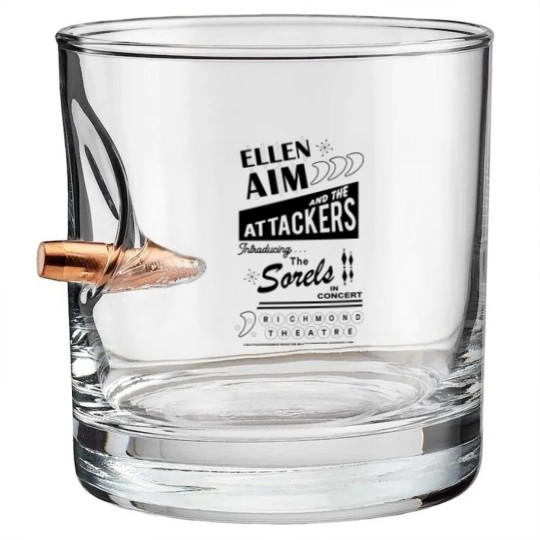 Discover Ellen Aim and the Attackers Concert Poster from Streets of Fire - Streets Of Fire - Bullet Whiskey Glasses