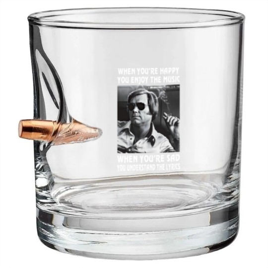Discover George Jones Retro George Bullet Whiskey Glasses