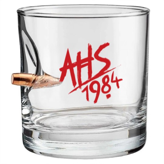 Discover AHS 1984 Logo Bullet Whiskey Glasses