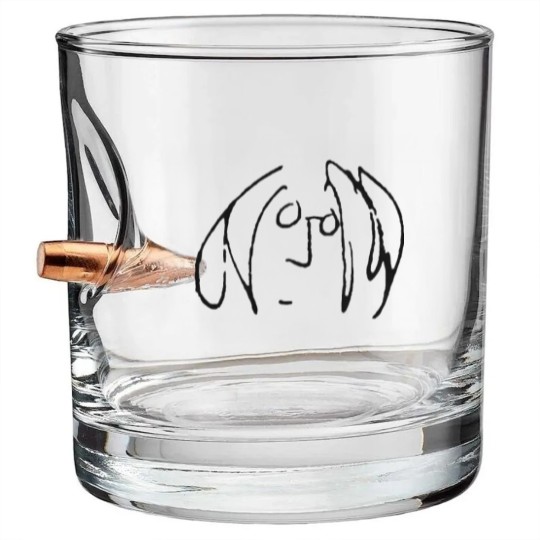 Discover Johns Lennon black Bullet Whiskey Glasses