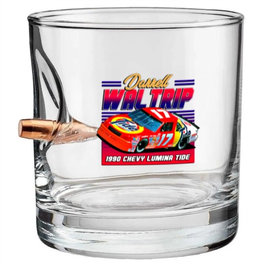 Discover Darrell Waltrip 90s Retro Bullet Whiskey Glasses