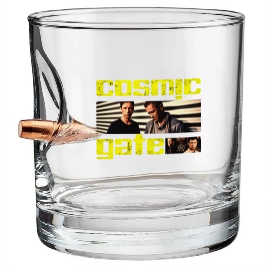 Discover cosmic gate trance dessign Bullet Whiskey Glasses