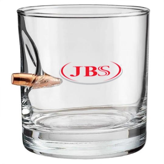 Discover JBS S.A. Logo Bullet Whiskey Glasses