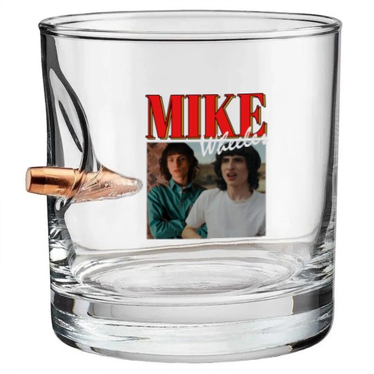 Discover Mike Wheeler Stranger Things Vintage Bootleg Bullet Whiskey Glasses