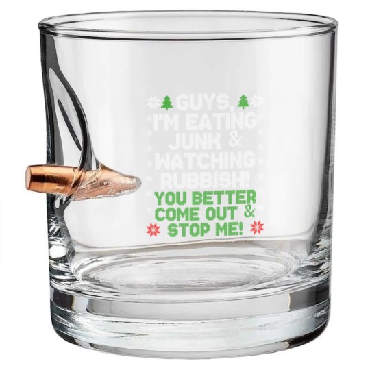Discover Guys, I'm Eating Junk And Watching Rubbish! Bullet Whiskey Glasses