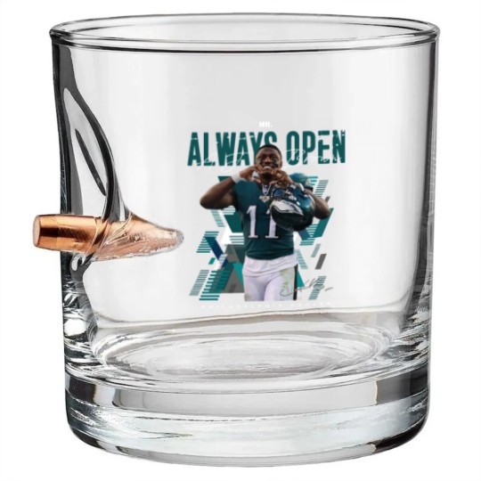 Discover AJ Brown Bullet Whiskey Glasses
