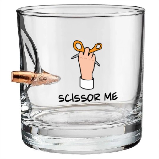 Discover The Office – Scissor Me Bullet Whiskey Glasses