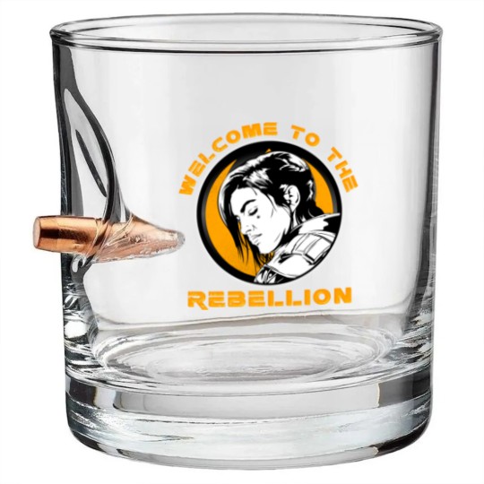 Discover Gina Carano - Welcome to the Rebellion Bullet Whiskey Glasses