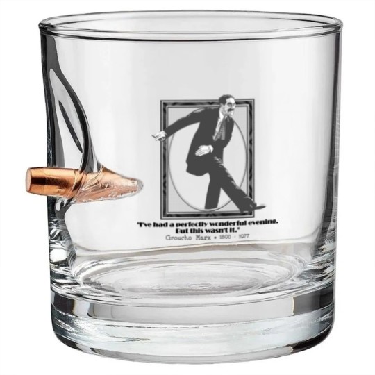 Discover Groucho Marx quote - The Marx Brothers - Groucho Marx - Bullet Whiskey Glasses