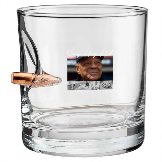 Discover Say Hey Kid - Willie Mays Bullet Whiskey Glasses