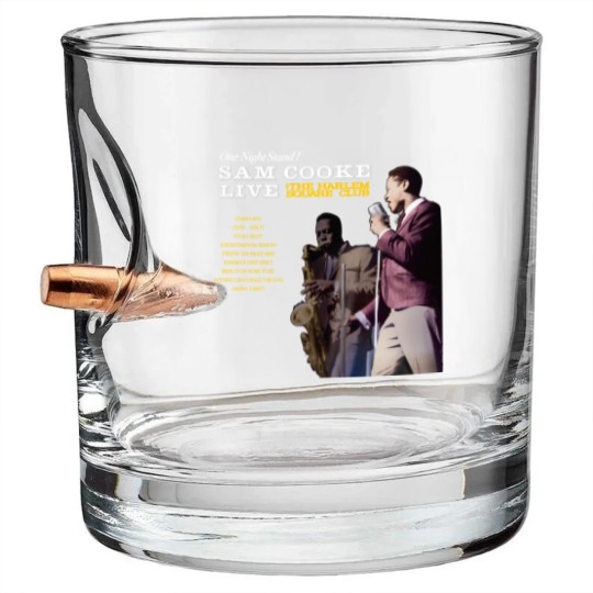 Discover Live at Harlem Square - Sam Cooke Bullet Whiskey Glasses