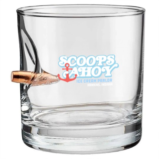 Discover Scoops ahoy ice cream Bullet Whiskey Glasses