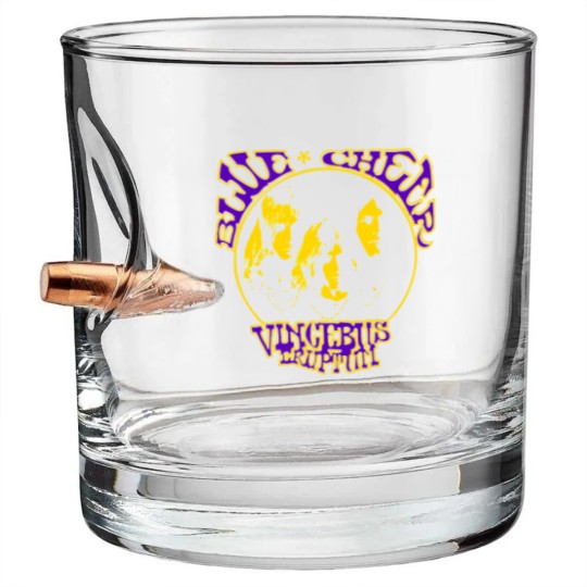 Discover Blue Cheer Cream Band Bullet Whiskey Glasses