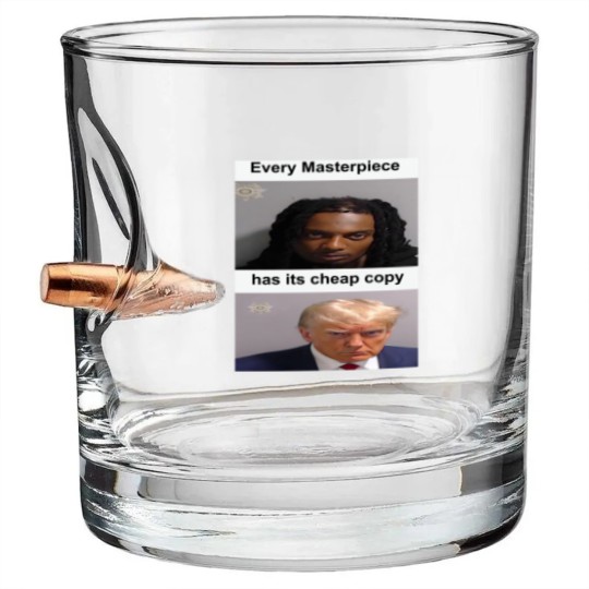Discover Playboi Carti Donald Trump Mugshot Bullet Whiskey Glasses